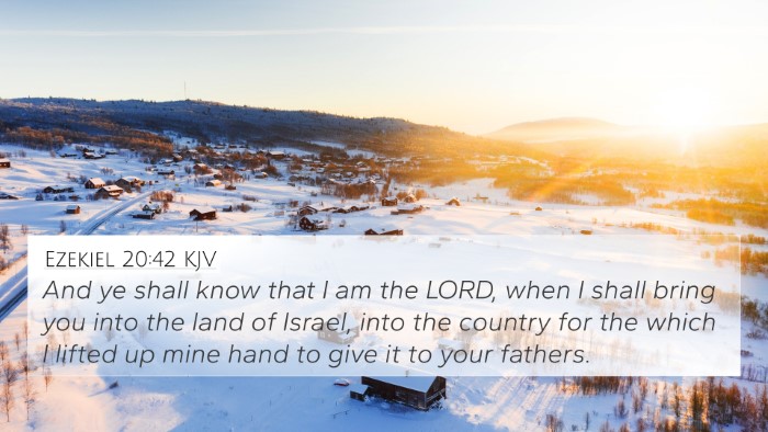 Ezekiel 20:42 Explained