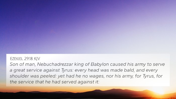 Ezekiel 29:18 Explained