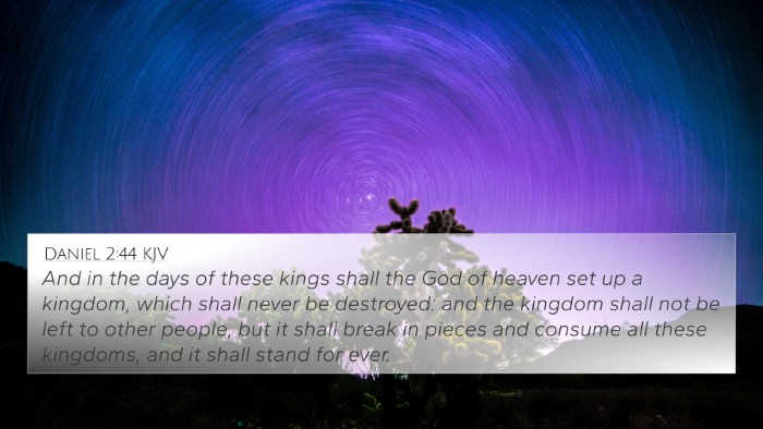 Daniel 2:44 KJV Bible Verse Image