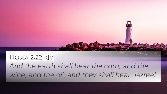 Hosea 2:22 KJV Bible Verse Image