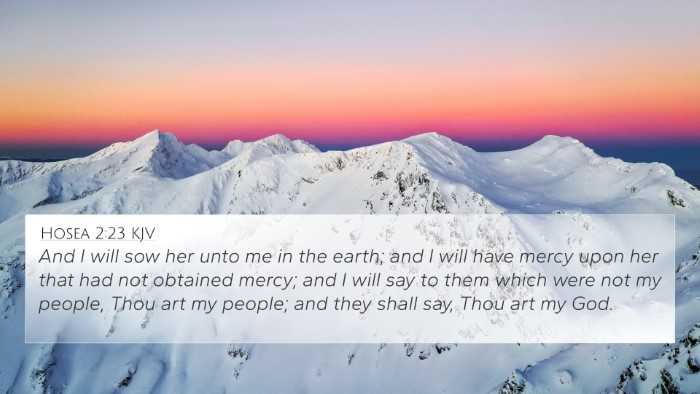 Hosea 2:23 KJV Bible Verse Image