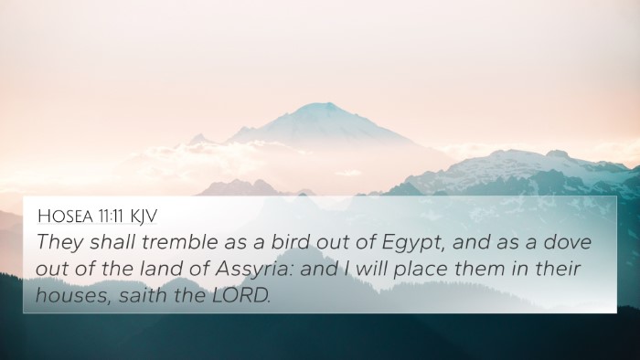 Hosea 11:11 Explained
