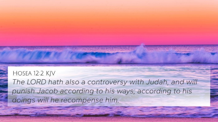 Hosea 12:2 KJV Bible Verse Image
