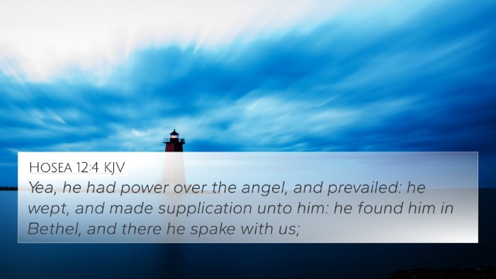 Hosea 12:4 Explained