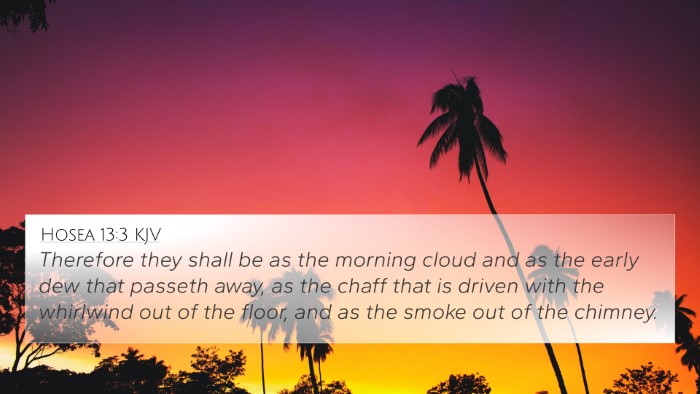 Hosea 13:3 Explained