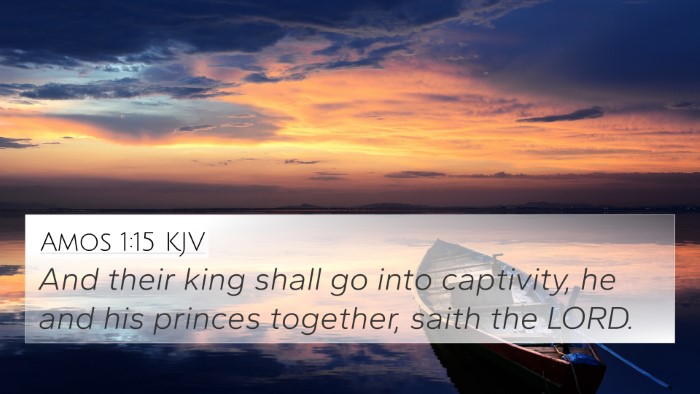 Amos 1:15 KJV Bible Verse Image
