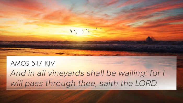Amos 5:17 KJV Bible Verse Image