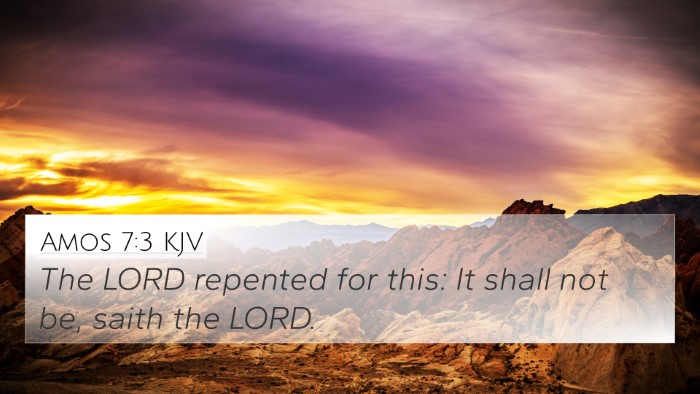Amos 7:3 KJV Bible Verse Image