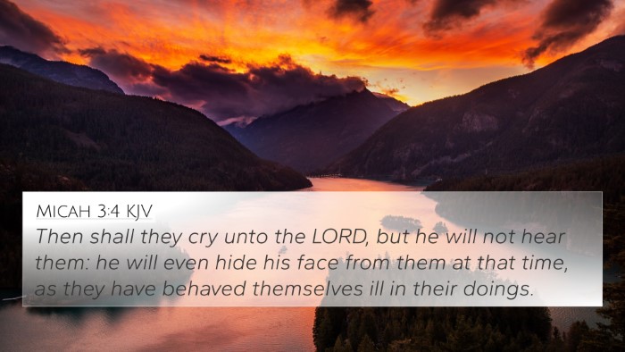 Micah 3:4 Explained