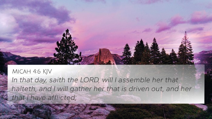 Micah 4:6 Explained
