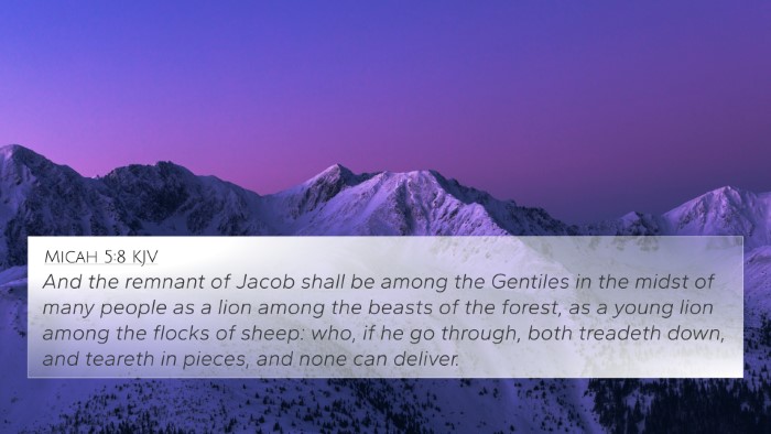 Micah 5:8 Explained