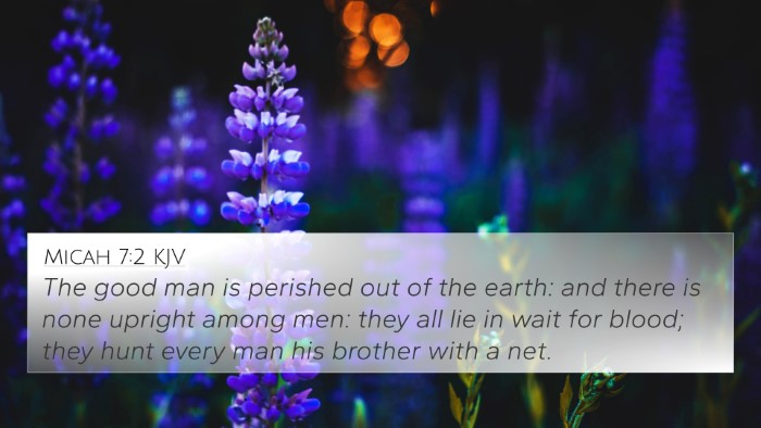 Micah 7:2 KJV Bible Verse Image