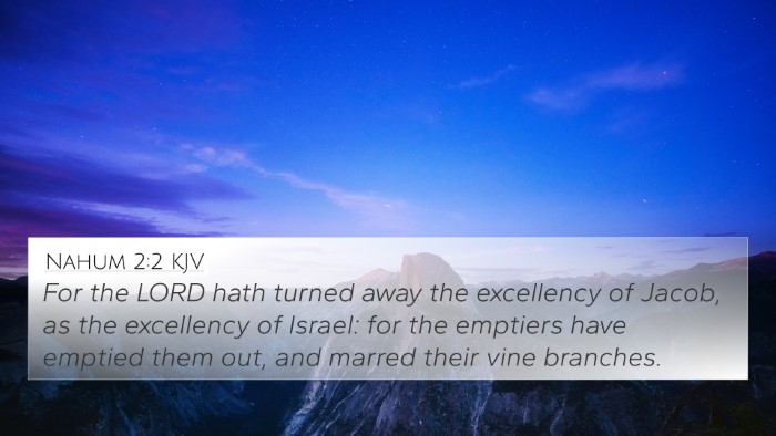 Nahum 2:2 KJV Bible Verse Image