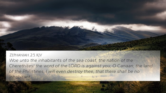 Zephaniah 2:5 Explained