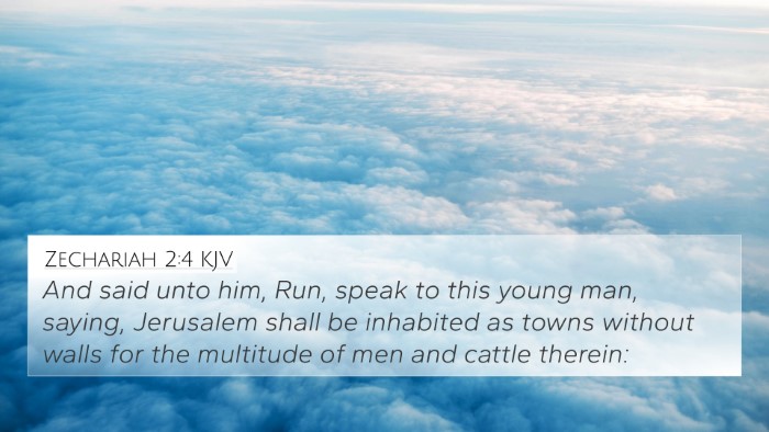 Zechariah 2:4 KJV Bible Verse Image