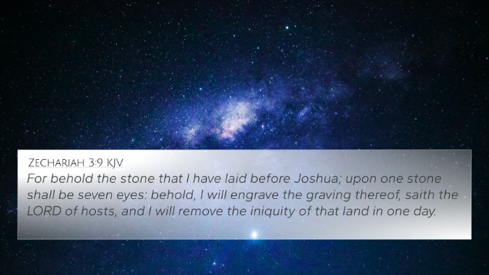 Zechariah 3:9 Explained