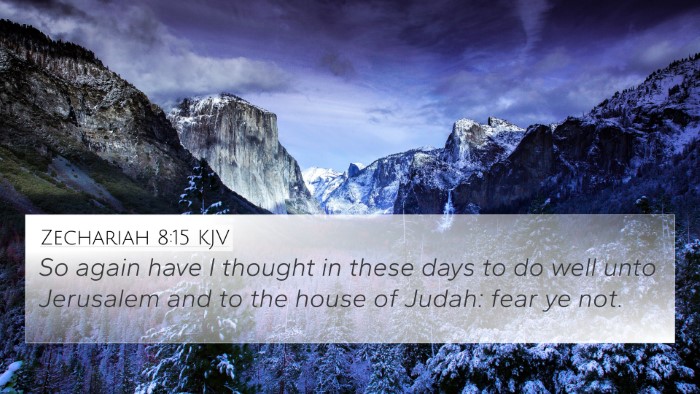 Zechariah 8:15 KJV Bible Verse Image