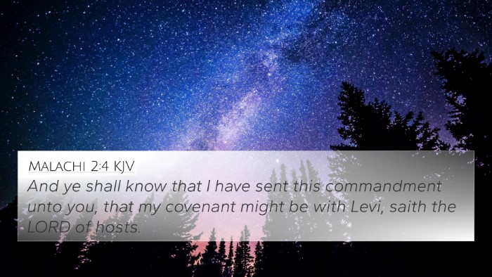 Malachi 2:4 KJV Bible Verse Image