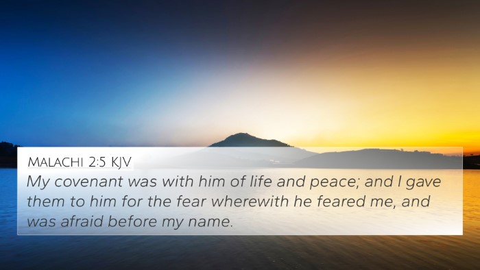 Malachi 2:5 KJV Bible Verse Image