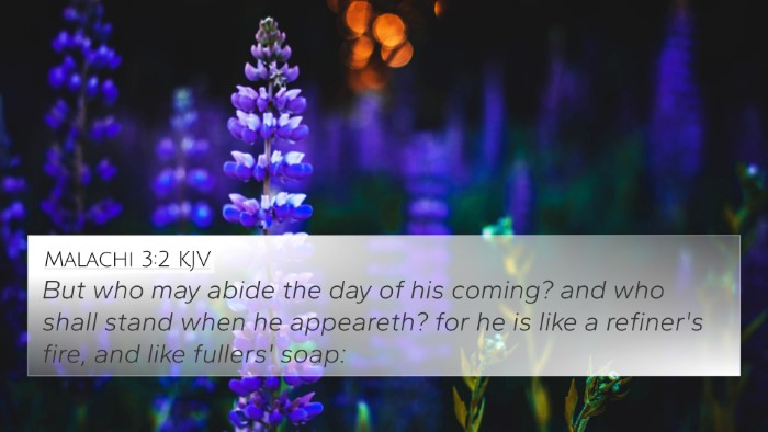 Malachi 3:2 KJV Bible Verse Image