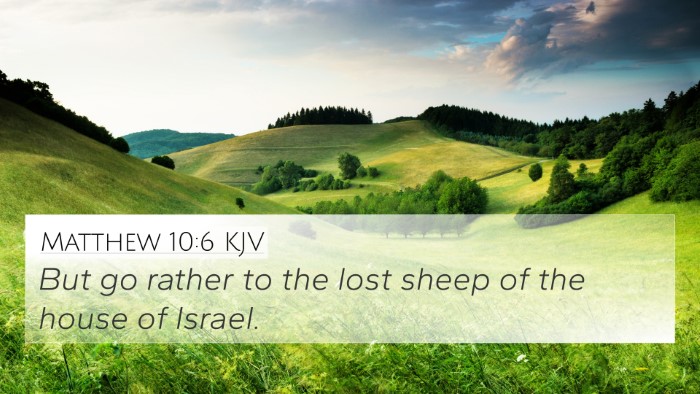 Matthew 10:6 Explained