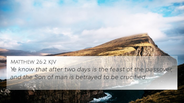 Matthew 26:2 Explained