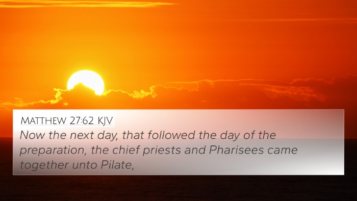Matthew 27:62 Explained