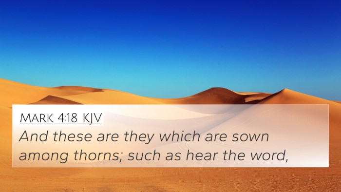 Mark 4:18 KJV Bible Verse Image
