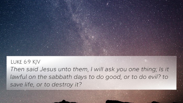 Luke 6:9 KJV Bible Verse Image