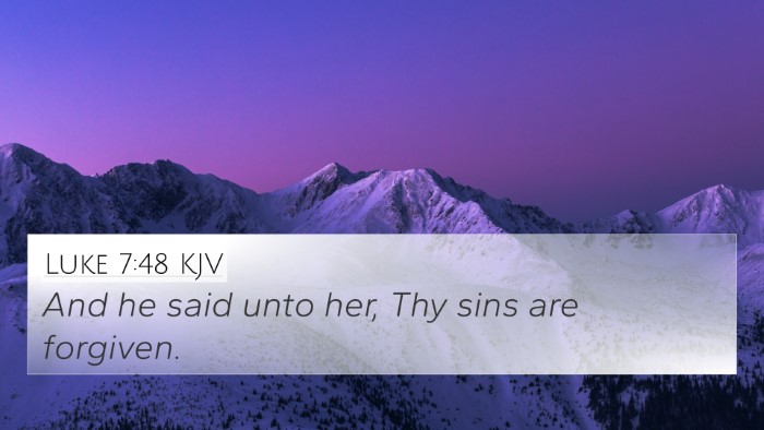 Luke 7:48 KJV Bible Verse Image