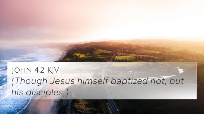 John 4:2 KJV Bible Verse Image