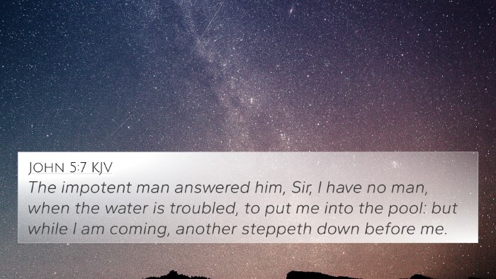 John 5:7 Explained