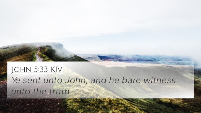 John 5:33 Explained