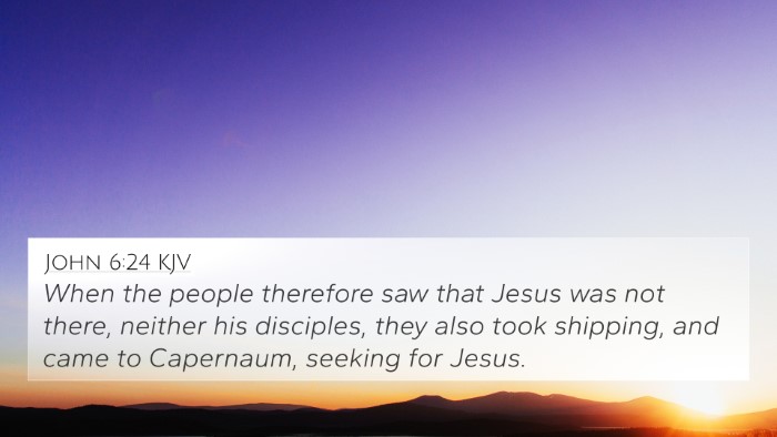 John 6:24 Explained