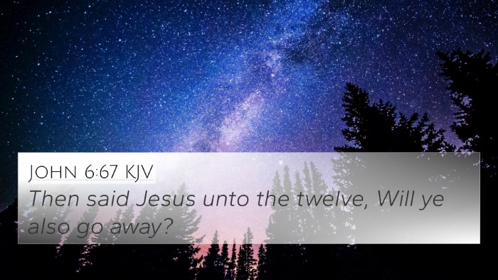 John 6:67 Explained