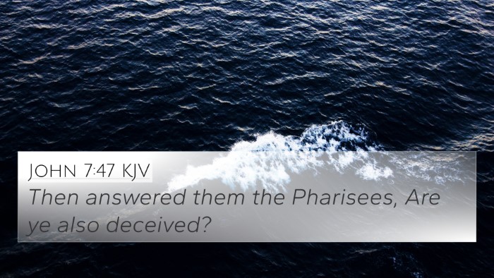 John 7:47 KJV Bible Verse Image