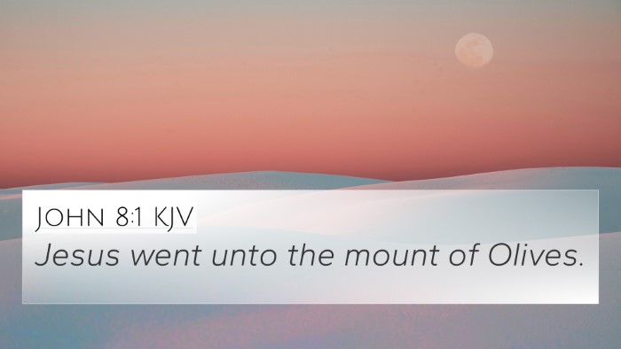 John 8:1 Explained