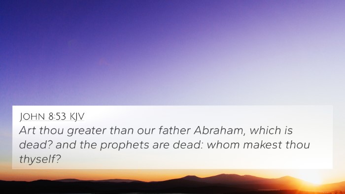 John 8:53 Explained