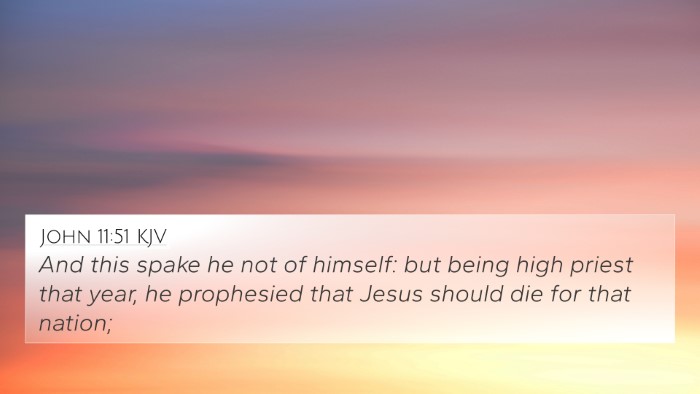 John 11:51 Explained