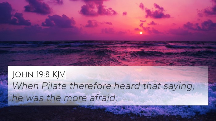 John 19:8 Explained