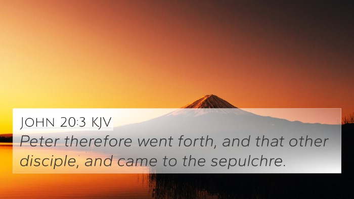 John 20:3 Explained