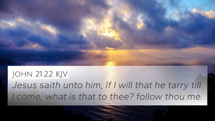 John 21:22 Explained