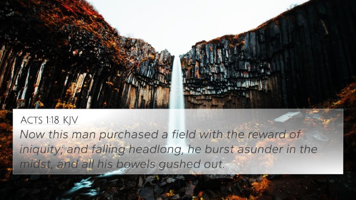 Acts 1:18 KJV Bible Verse Image