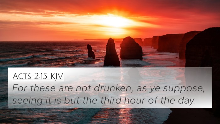 Acts 2:15 KJV Bible Verse Image