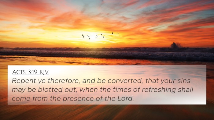 Acts 3:19 KJV Bible Verse Image