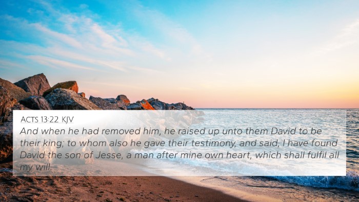 Acts 13:22 KJV Bible Verse Image