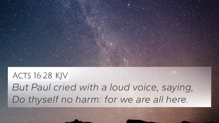 Acts 16:28 KJV Bible Verse Image