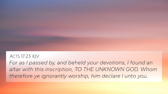 Acts 17:23 KJV Bible Verse Image