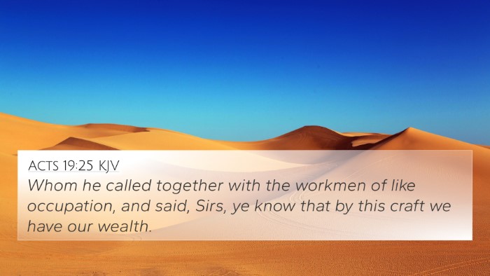 Acts 19:25 Explained