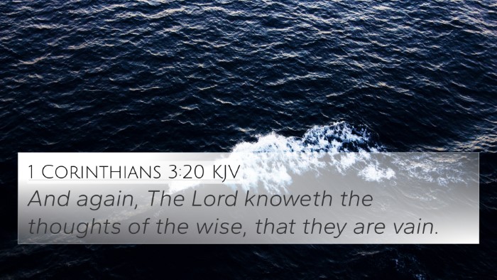 1 Corinthians 3:20 Explained